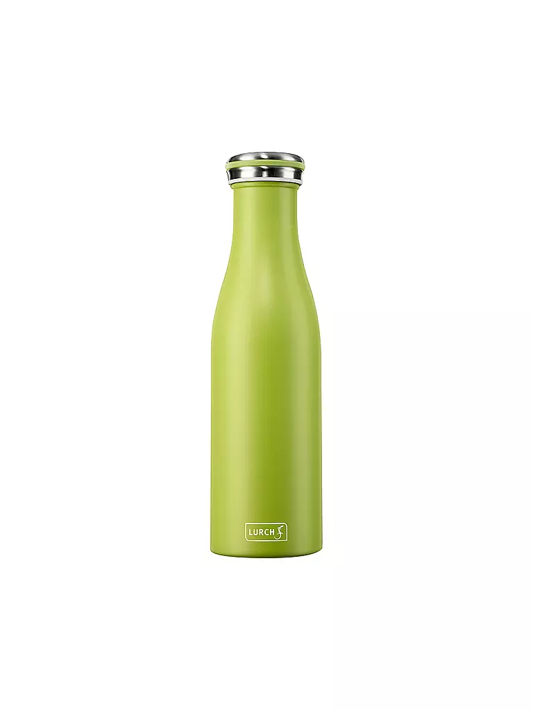 LURCH Isolierflasche - Thermosflasche Edelstahl 0,5l Fresh Green grün