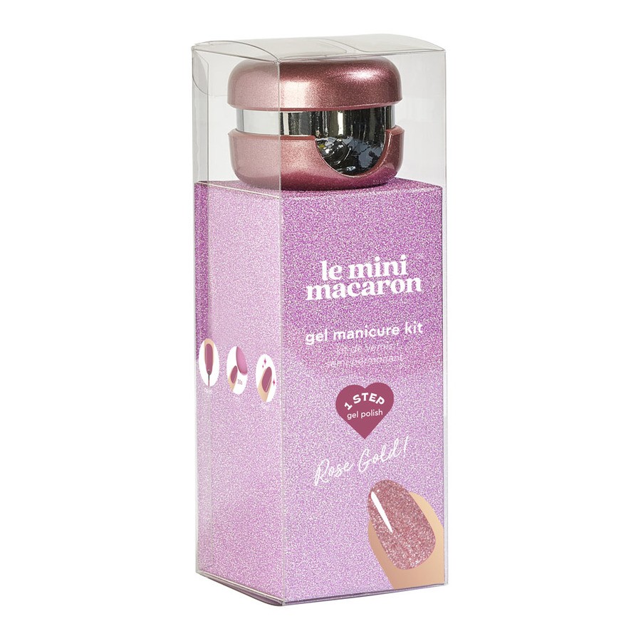 Le Mini Macaron Manicure Kit Rose Gold