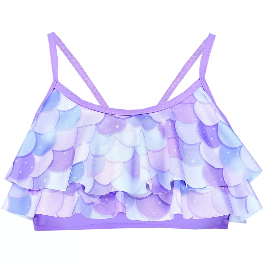 Aquarti Mädchen Bikini Set Zweiteilig Bikinislip Bustier lila