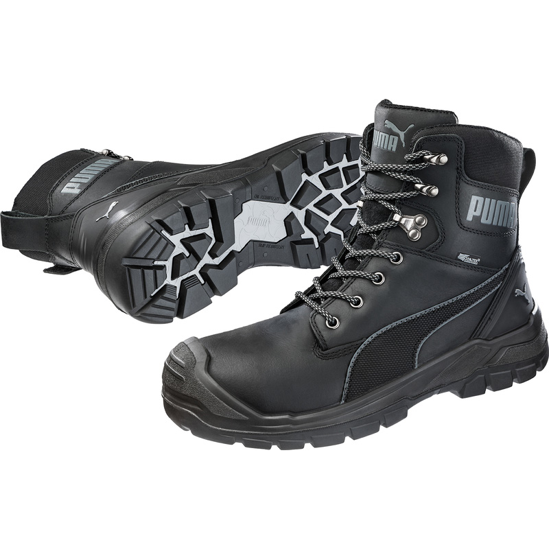 Puma Conquest veiligheidsschoenen met rits S3 high HRO SRC 41* zwart