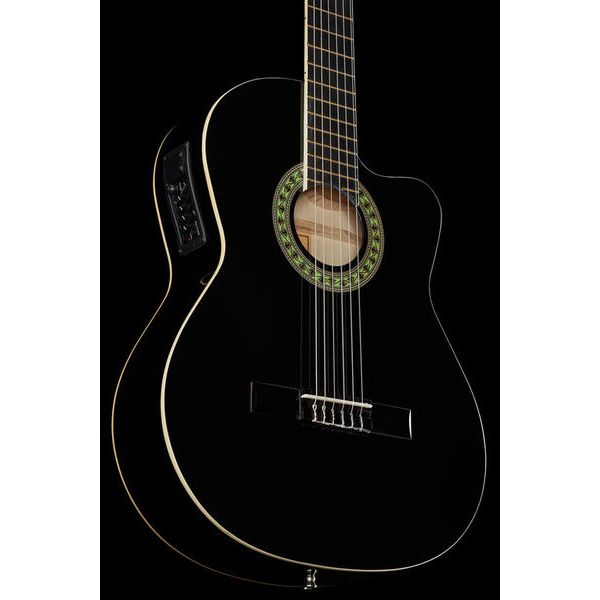 Harley Benton CG200CE-BK Konzertgitarre
