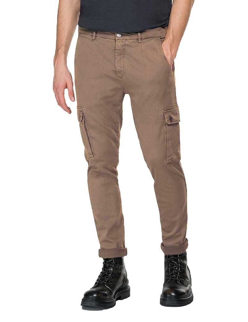 REPLAY PANTALON CARGO HOMME JAAN SAND 020