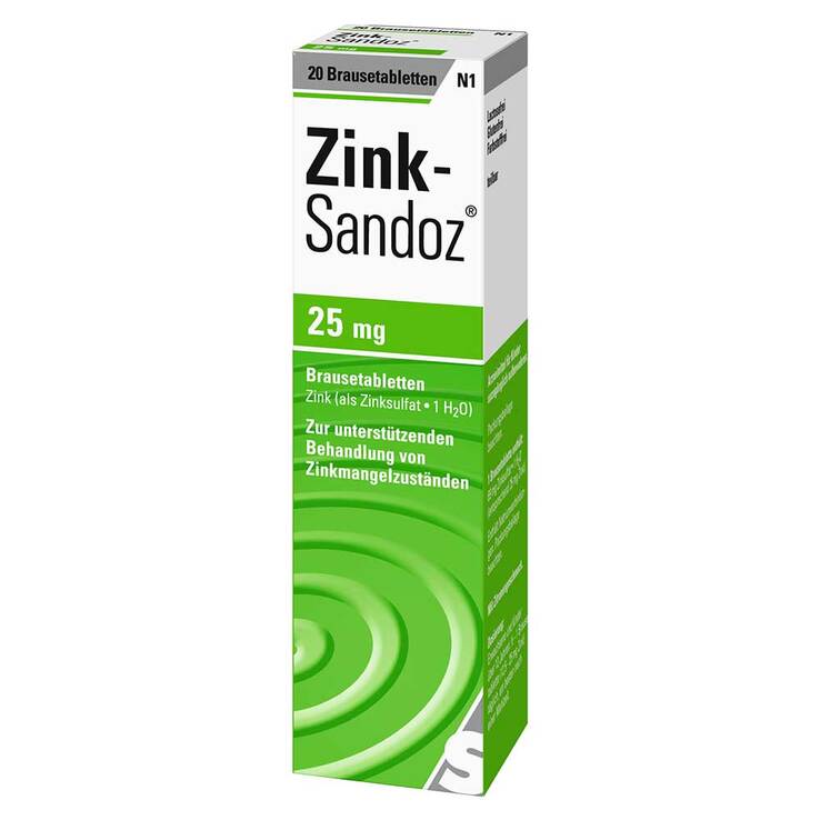Zink Sandoz Brausetabletten, 20 St