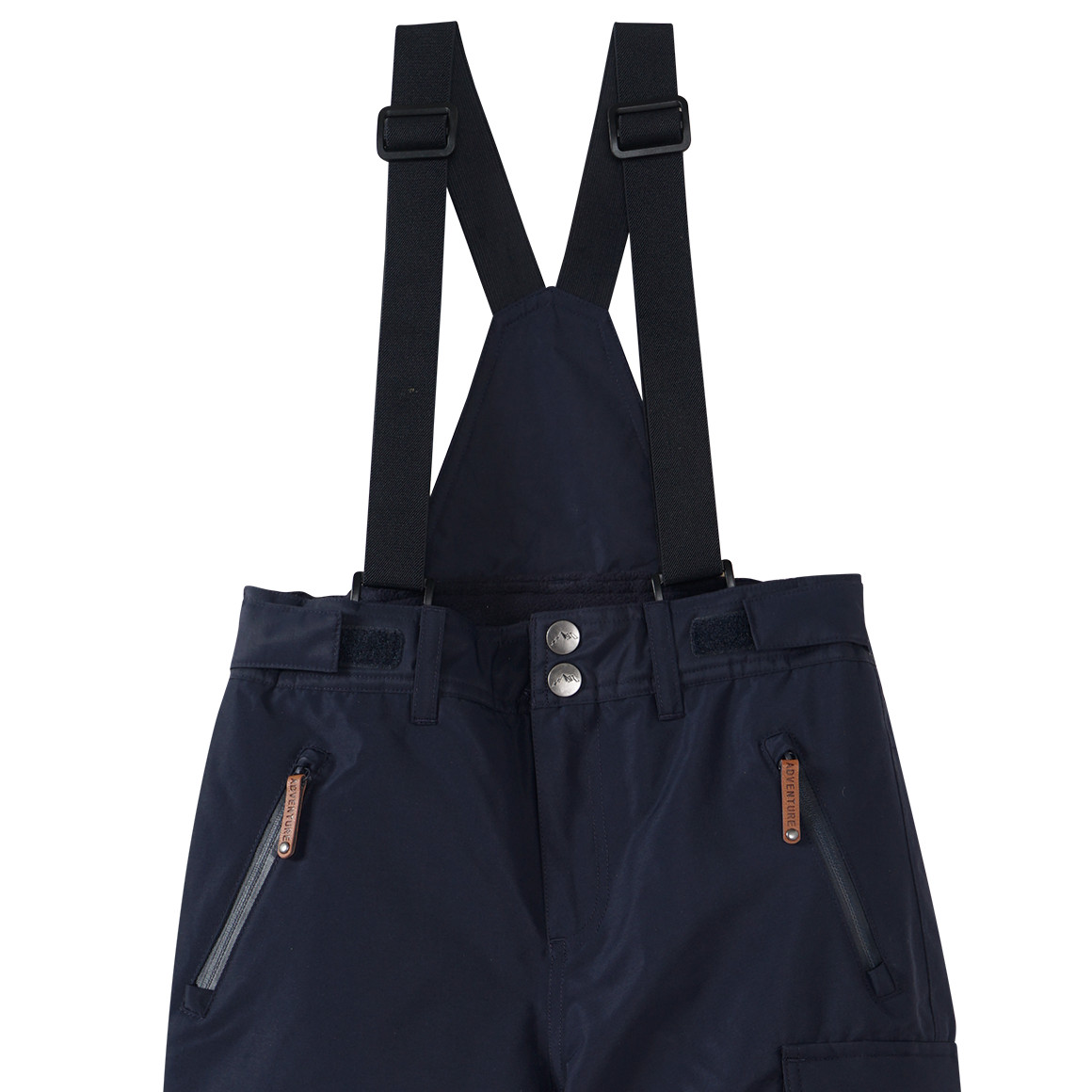 Yigga Jungen Schneehose mit verstellbaren Trägern dunkelblau