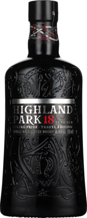 HIGHLAND PARK 18 YEARS DARK VIKING PRIDE TRAVEL EDITION 70CL