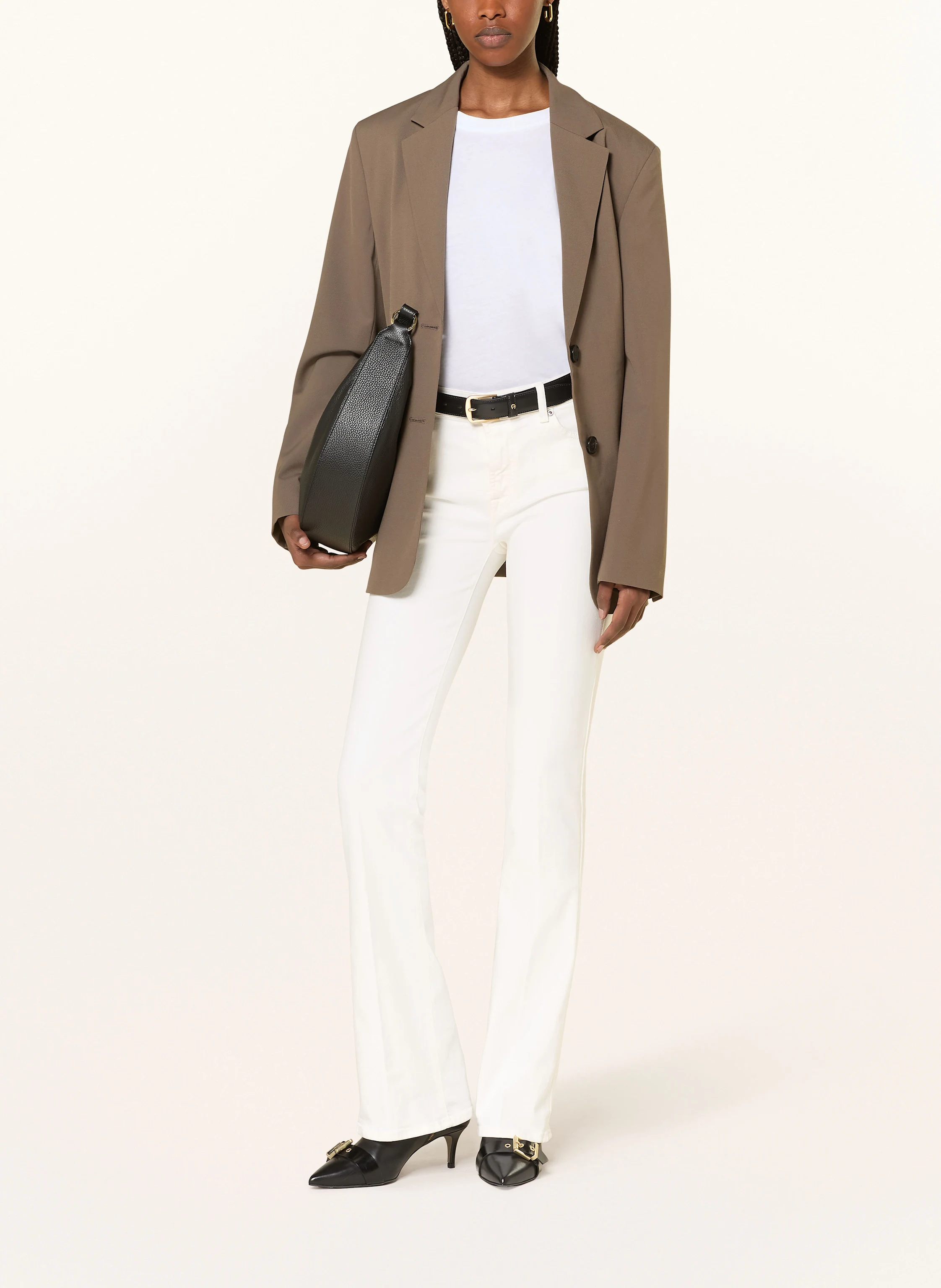 7 for all mankind Bootcut Jeans CLOUD WHITE