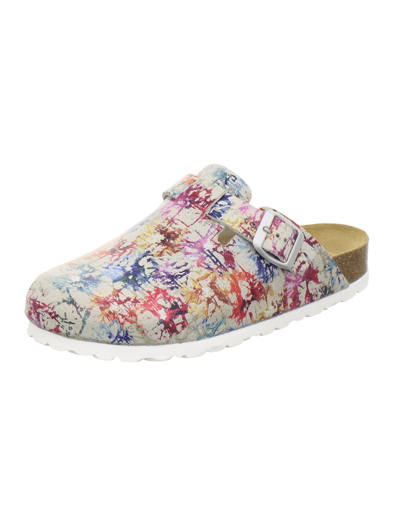 Clogs Damen Leder paint