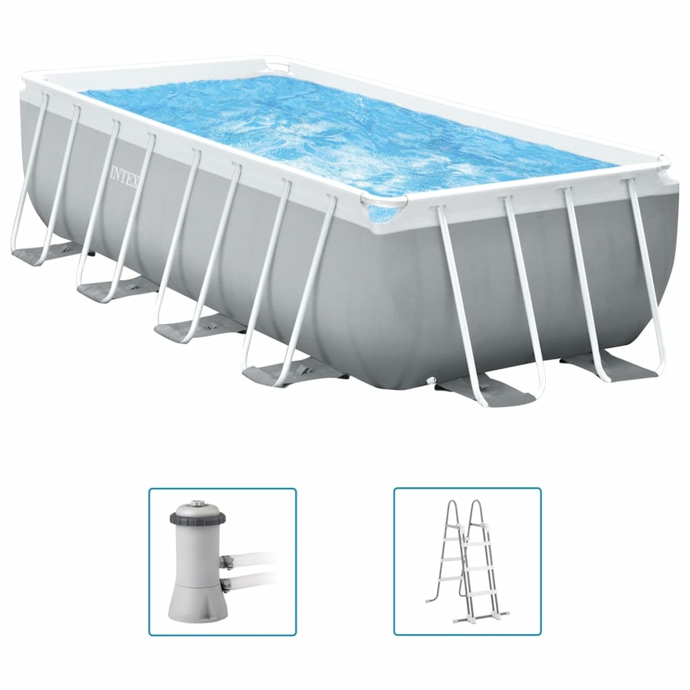 Ensemble de piscine prism frame rectangulaire 400x200x122 cm