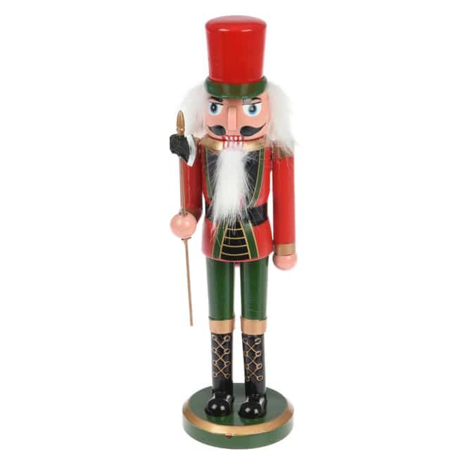 Deko-Nussknacker - aus Holz - ca. 28 cm - 1 Stück