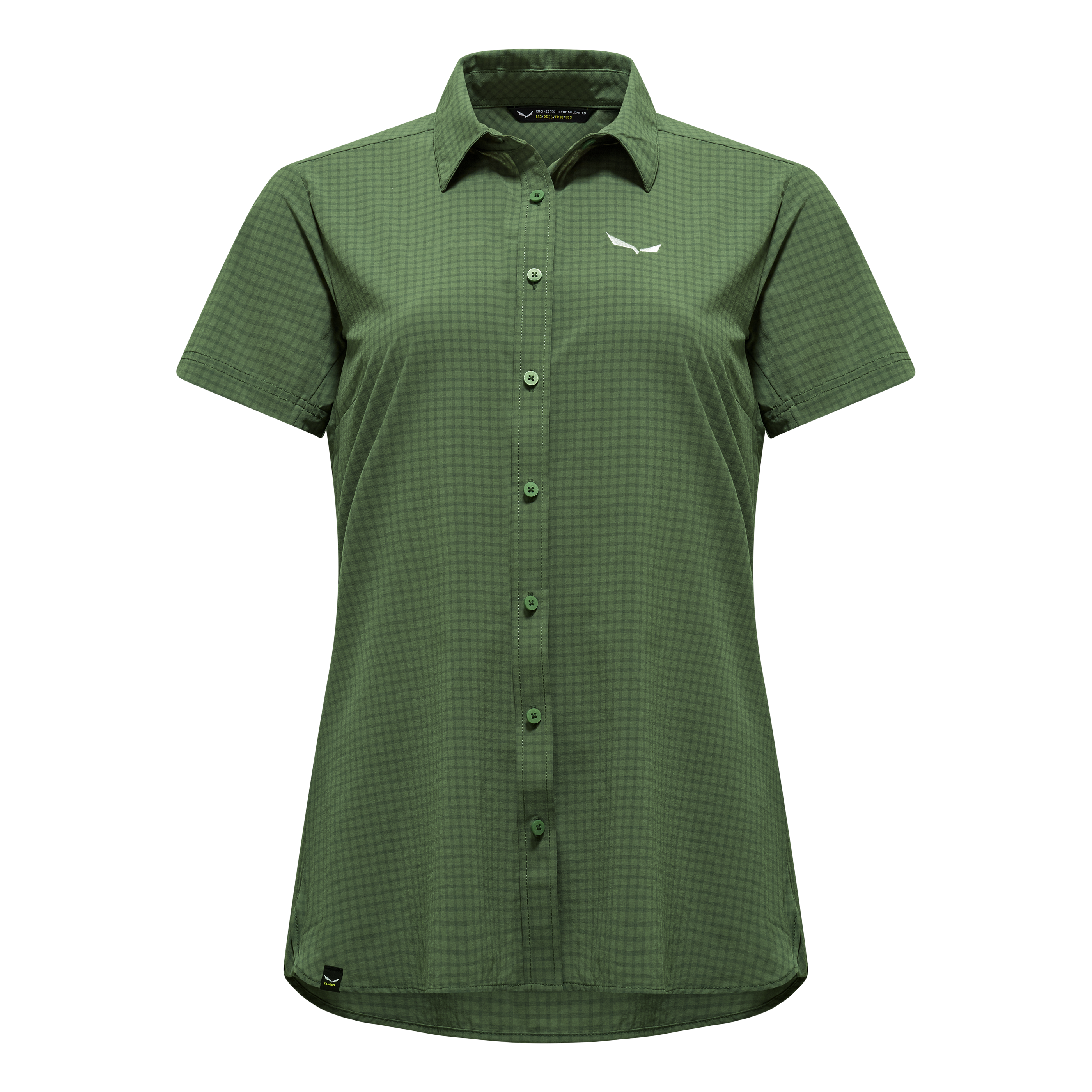 Puez Minicheck Dry'ton Kurzarm Damen T-Shirt
