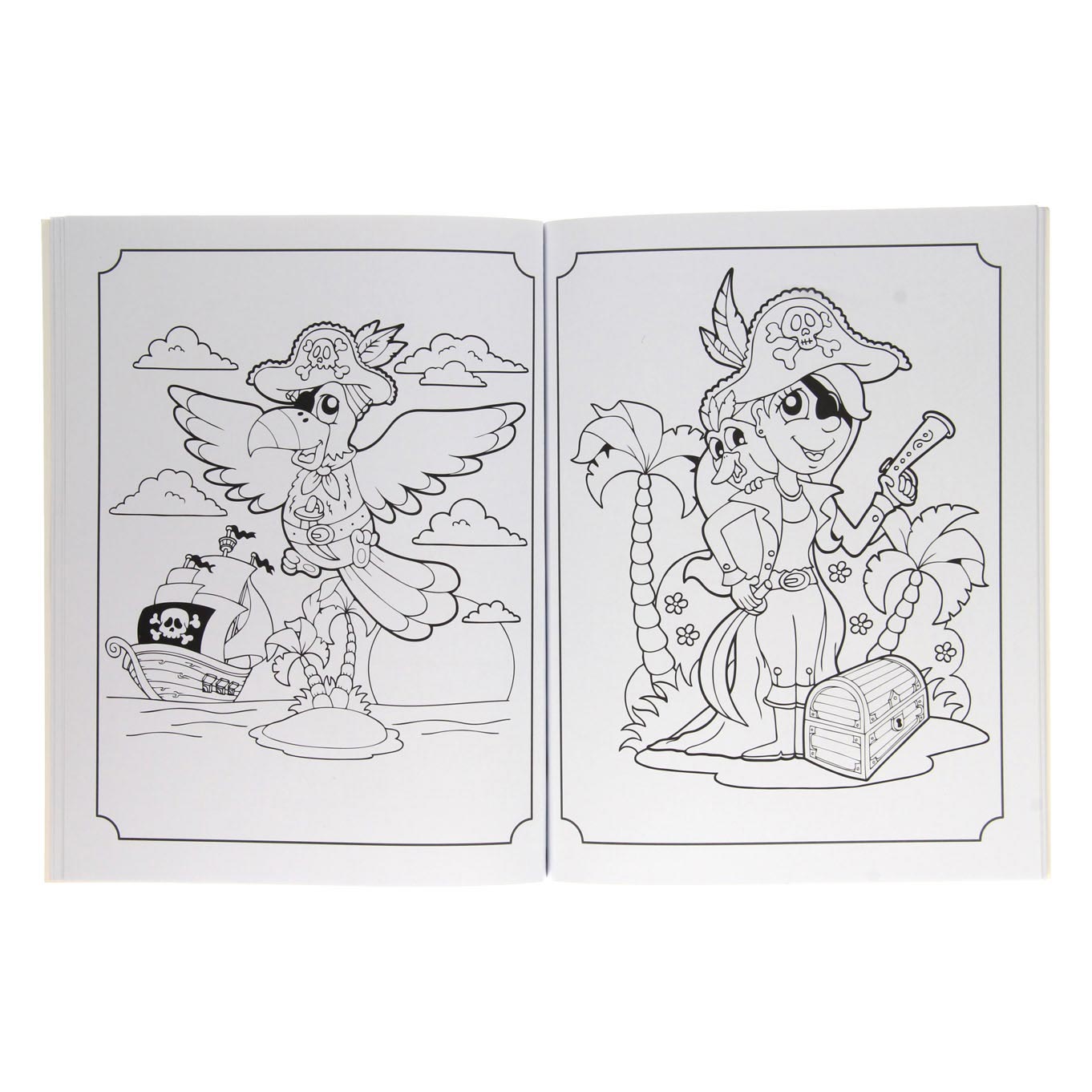 Kleurboek met Wascokrijtjes, 12st.