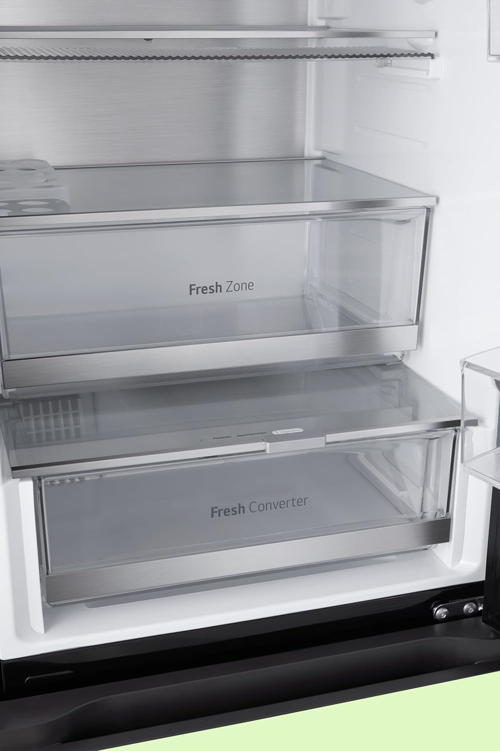 LG GBG719MDNN Kühl-Gefrierkombination – 352 L, MoodUp mit einstellbaren Farbänderungen, InstaView, Musik Kollektion, LCD-Display, Total No-Frost, 10 Jahre Kompressorgarantie, Energieklasse D