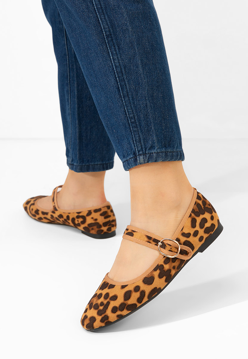 Ballerines femme leopard Rasmara