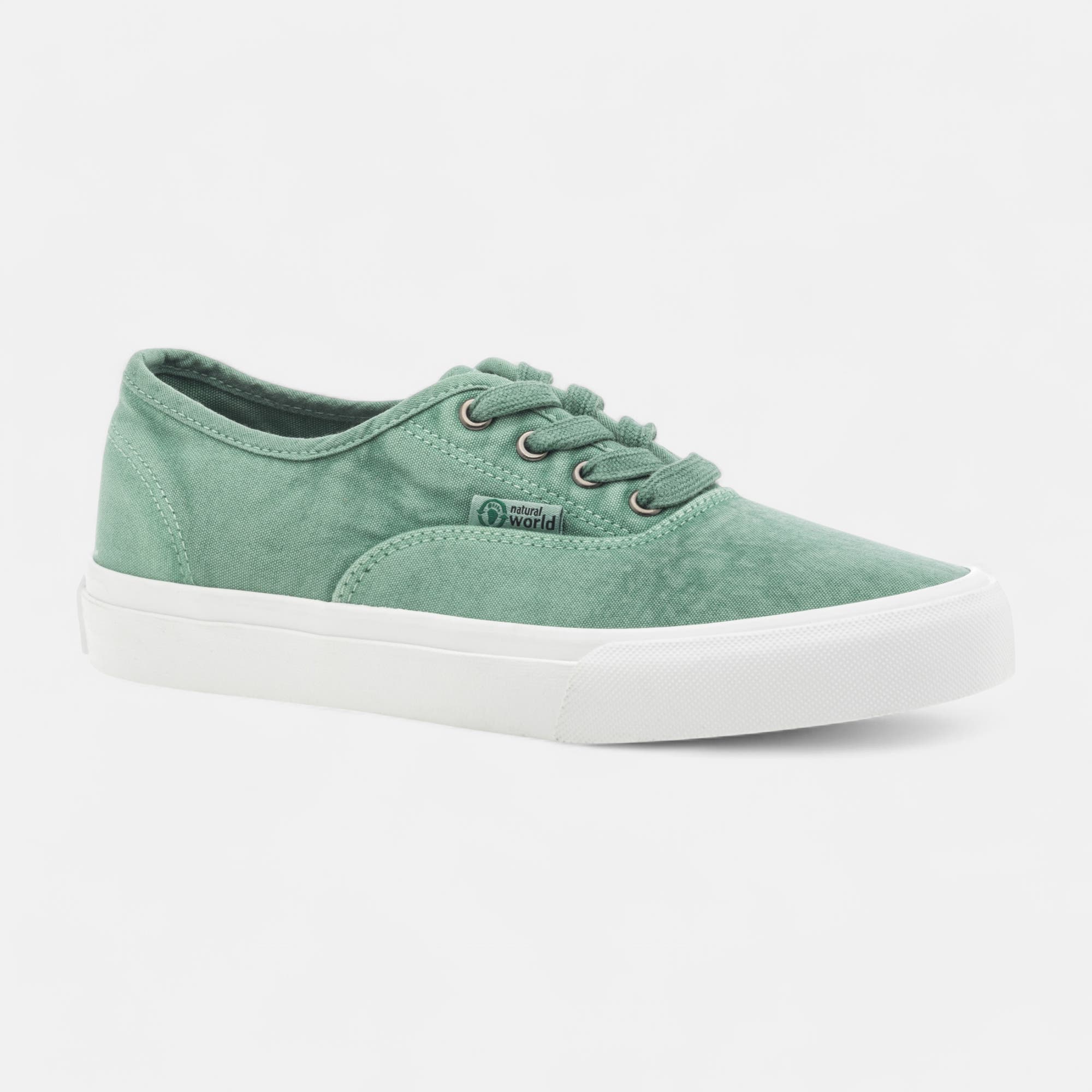 Baskets en toile Femme vert