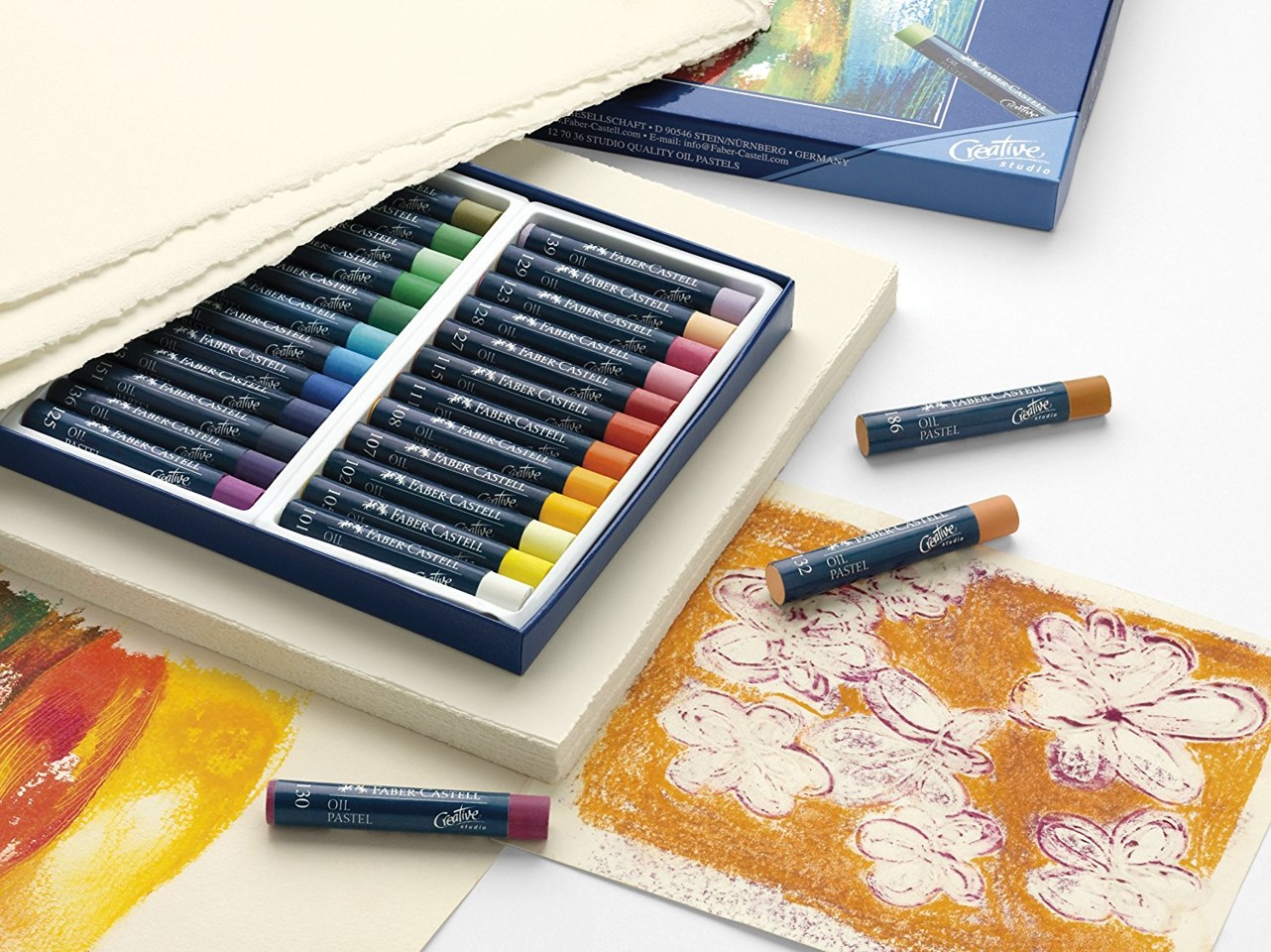 Faber-Castell - Oliekridt STUDIO QUALITY, æske med 36 stk (127036)