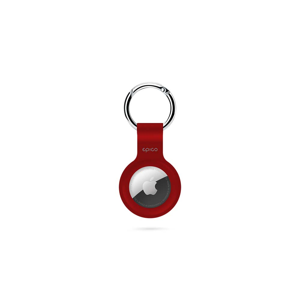 (4er Set) Apple AirTag Anhänger Silikon Case Hülle Schlüsselanhänger mit Schlüsselring (9910101300002)