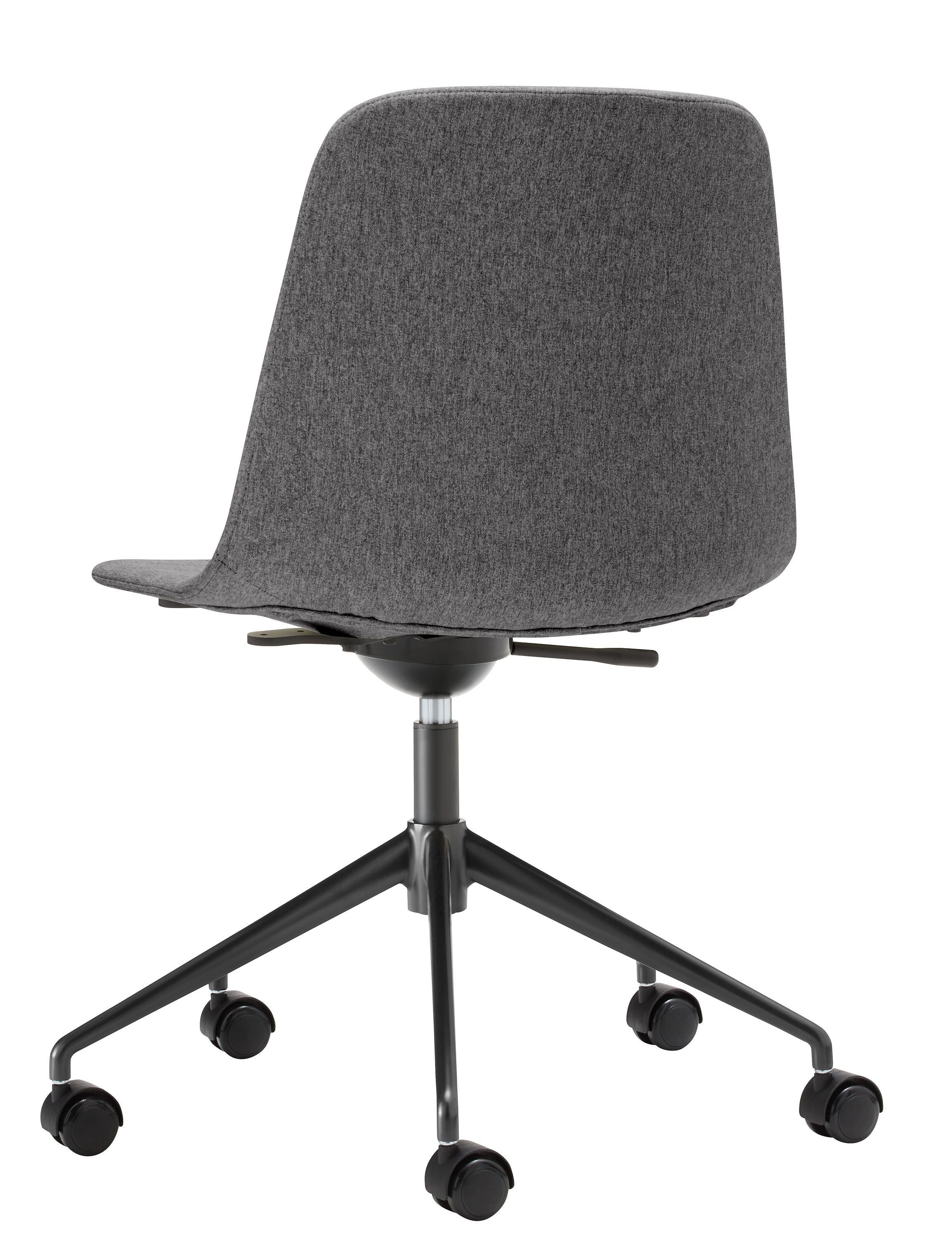 MUSK Bürostuhl - Dunkelgrau / B: 65.5 cm x T: 65.5 cm x H: 80.5 cm
