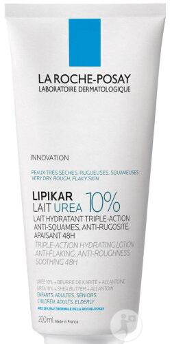 La Roche-Posay Lipikar Lait Urea 10% Lait Hydratant Triple-Action Tube 200ml