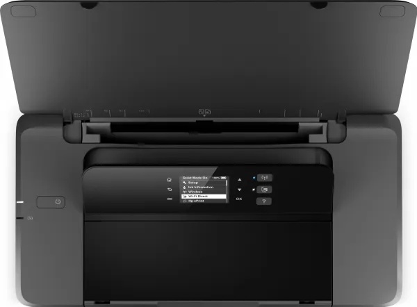 HP Officejet 200 Mobile Printer - Printer - farve - blækprinter - A4/Legal - 1200 x 1200 dpi - op til 20 spm (mono) / op til 19 spm (farve) - kapacitet: 50 ark - USB 2.0, USB vært, Wi-Fi