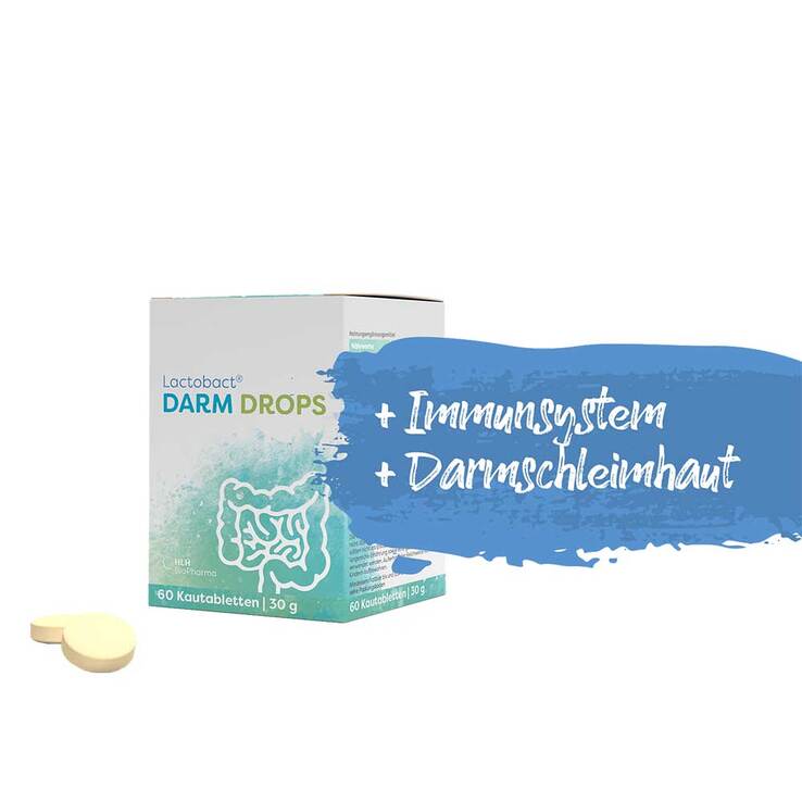 Lactobact Darm Drops Kautabletten, 60 St