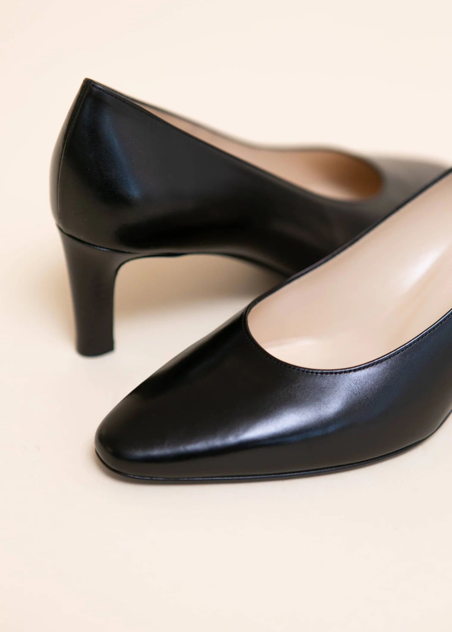 ESCARPIN PARIS CUIR NOIR
