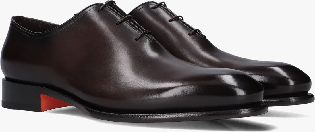 bruine santoni nette schoenen 16229