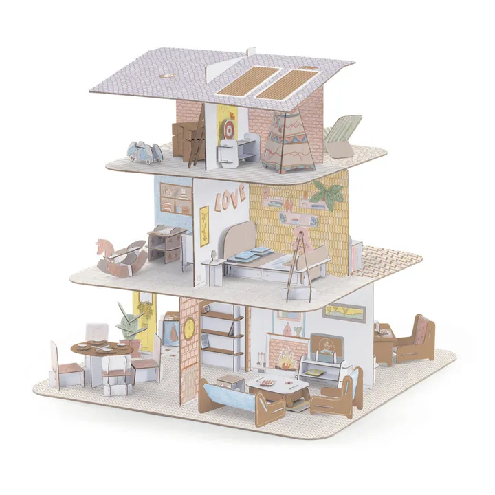 Djeco DIY - Maison de poupées en carton