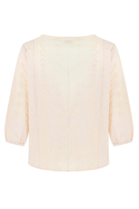 Fluresk beige dames blouse