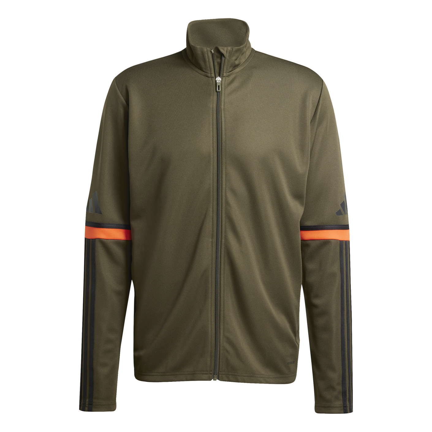 Adidas Squadra 25 Trainingsjack Donkergroen Zwart Oranje