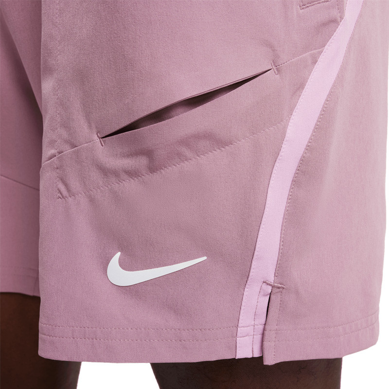 Short tennis Nike Flex 7 Advantage fin rose pâle