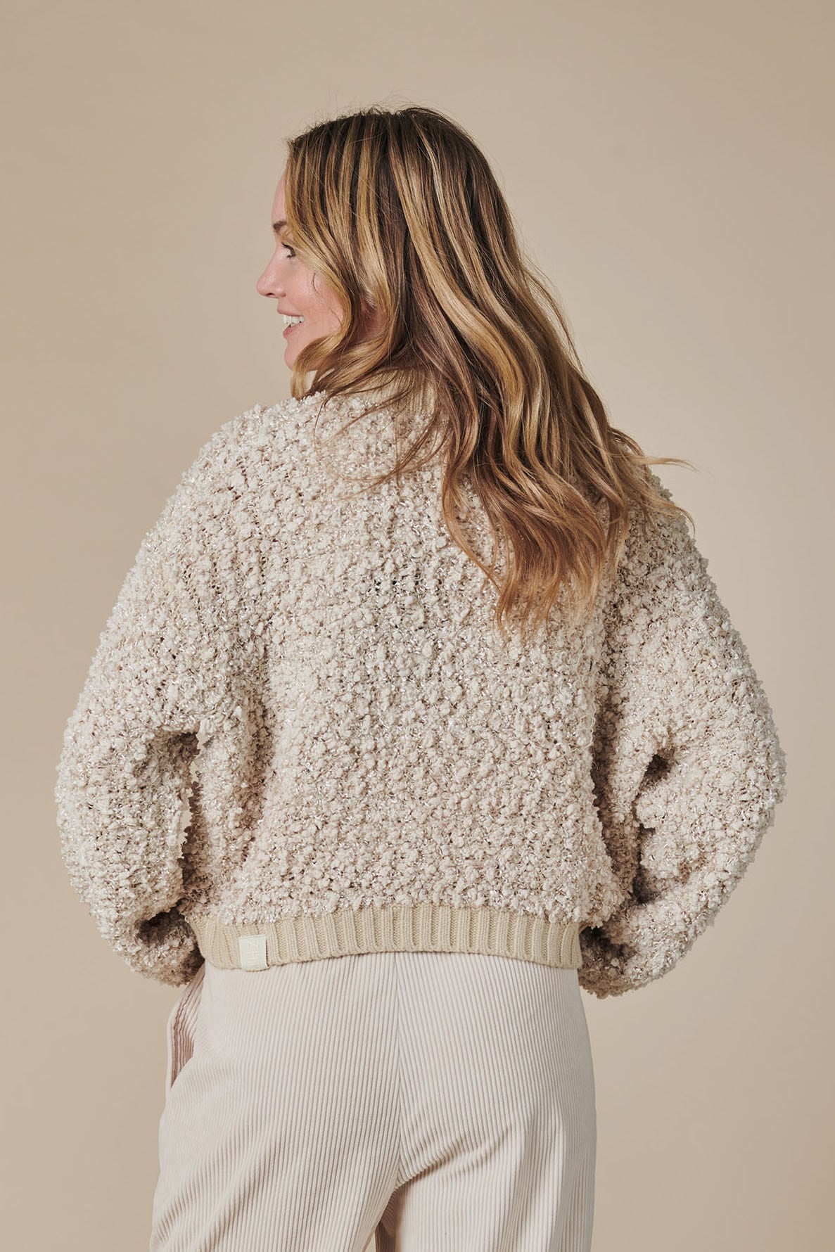Zhrill Strickpullover »ZHGLORIA«, mit Bouclé-Struktur