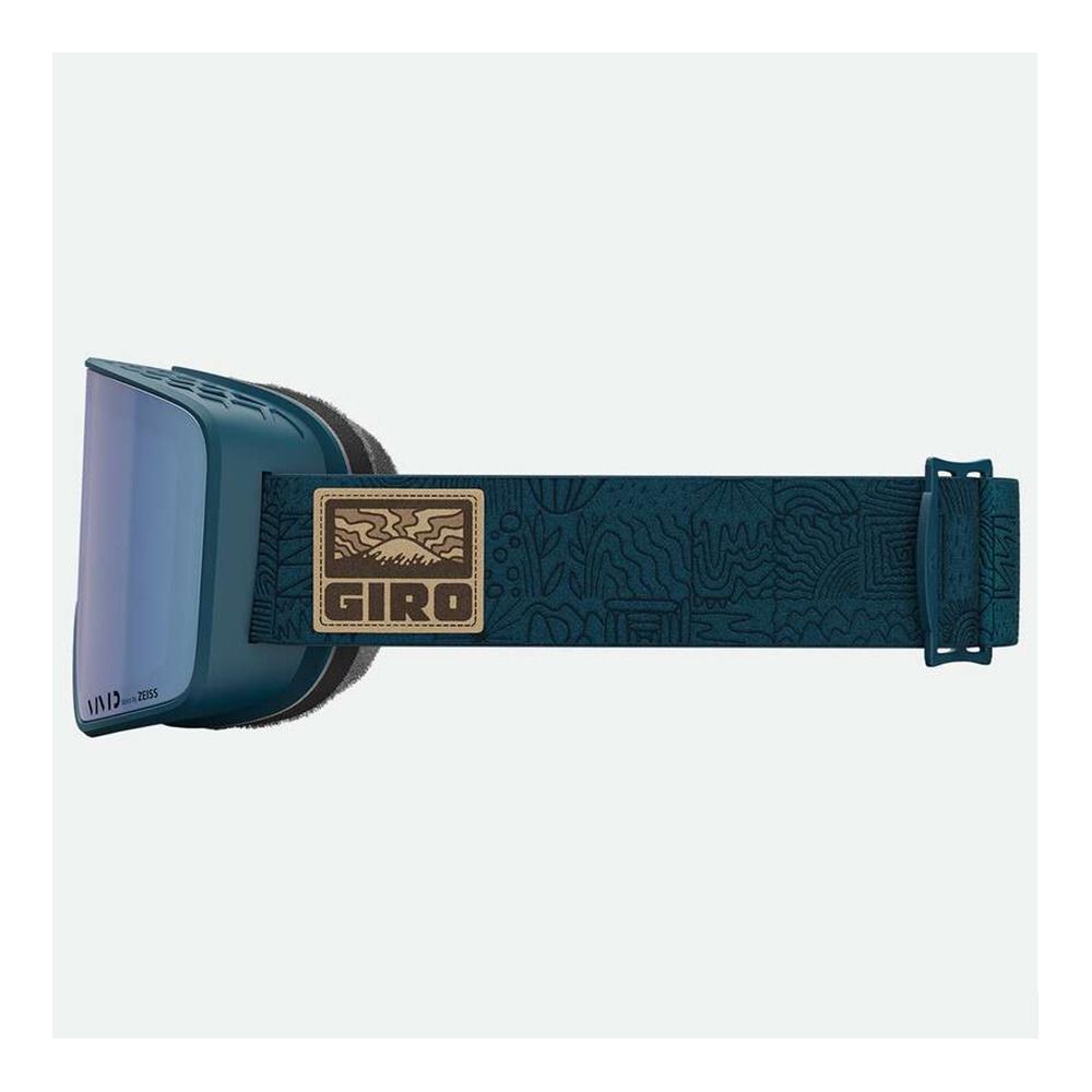 Giro METHOD - Masque ski + écran supplémentaire Homme harbor blue adventure/vivid royal