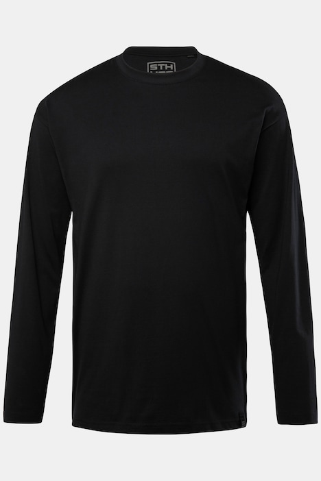 STHUGE Basic Langarmshirt, oversized, bis 8 XL