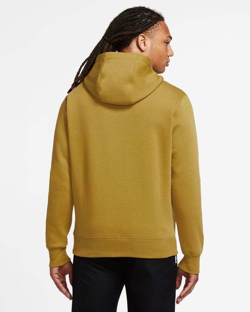 Sweat à capuche Nike Sportswear Club Fleece Jaune Moutarde pour homme