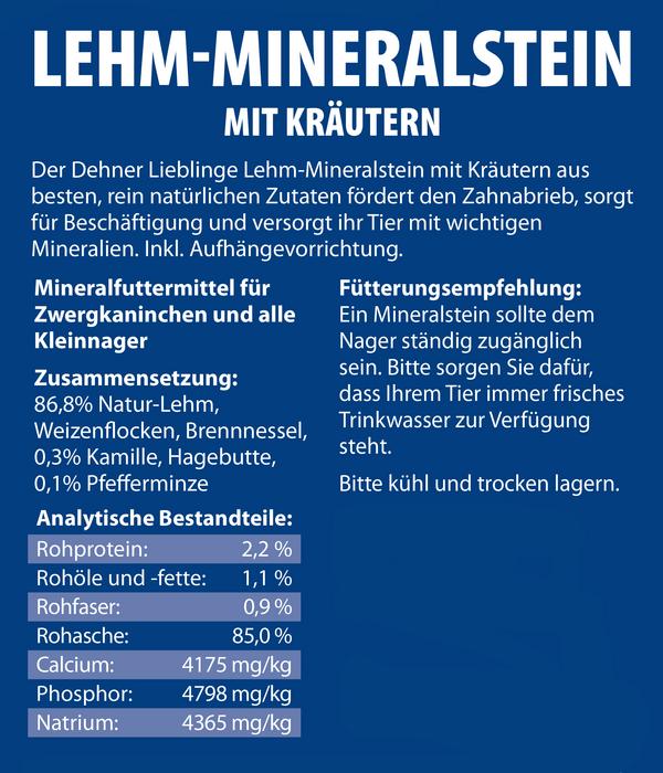 Dehner Lieblinge Lehm-Mineralstein Kräuter,