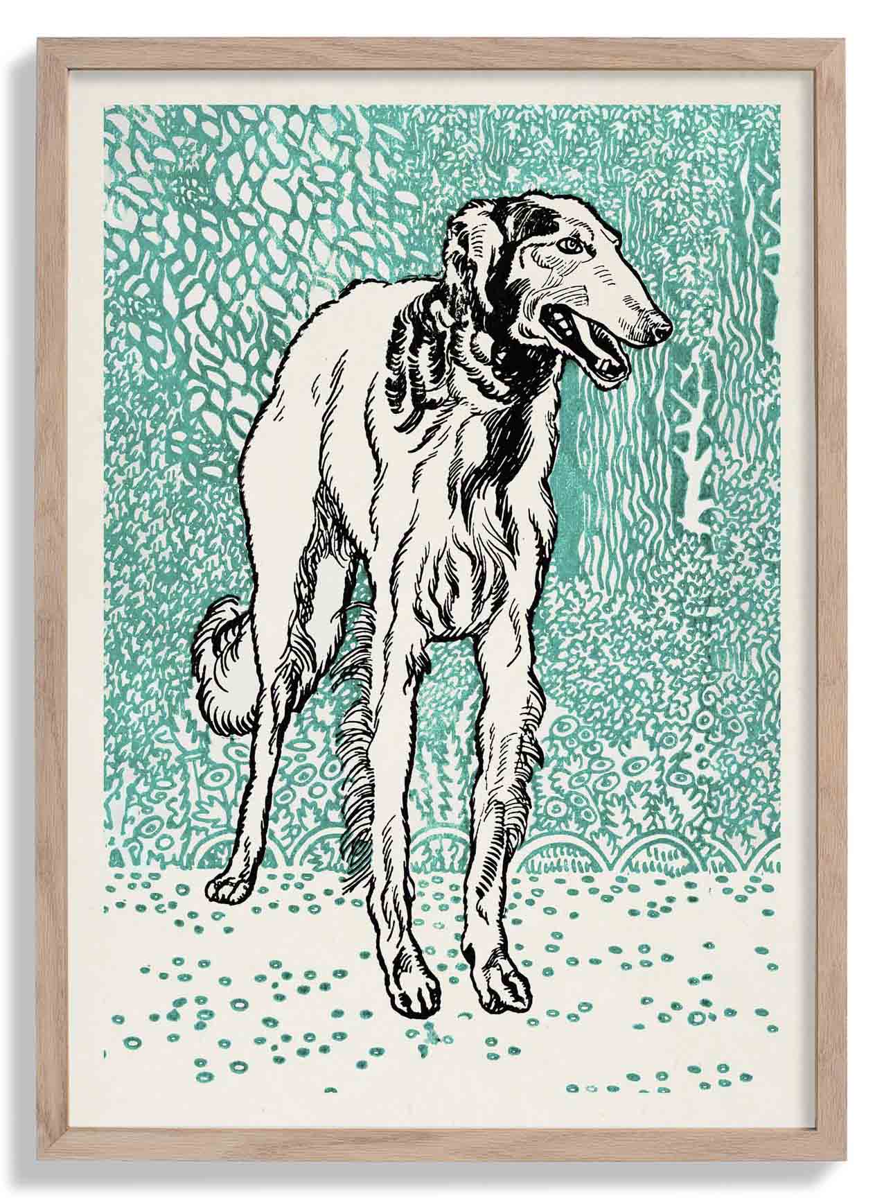 Windhund Nr. 3 von Moritz Jung