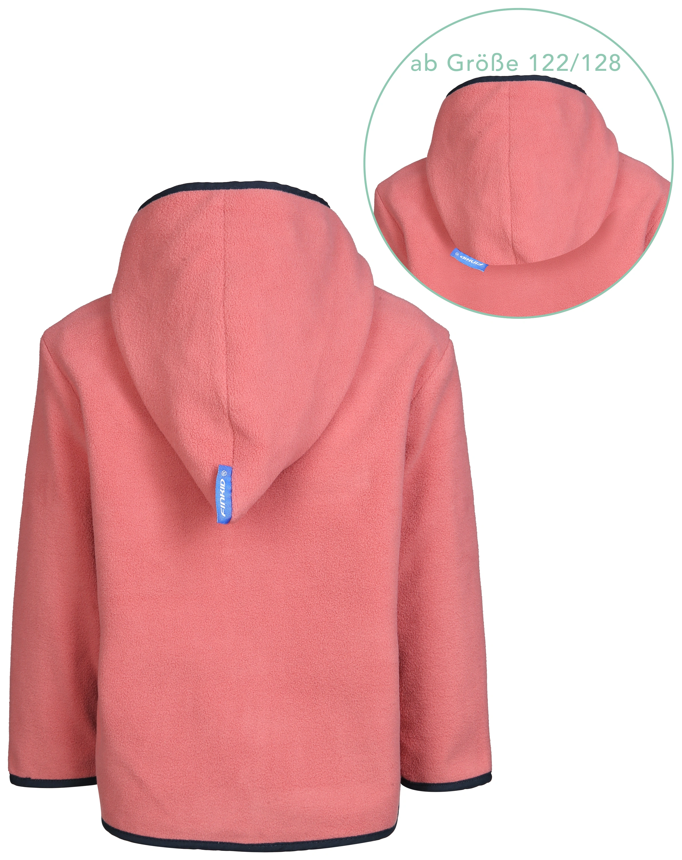Fleecejacke TONTTU in rose/navy