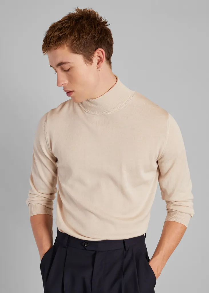 Pull col roulé en laine mérinos L'Exception Paris