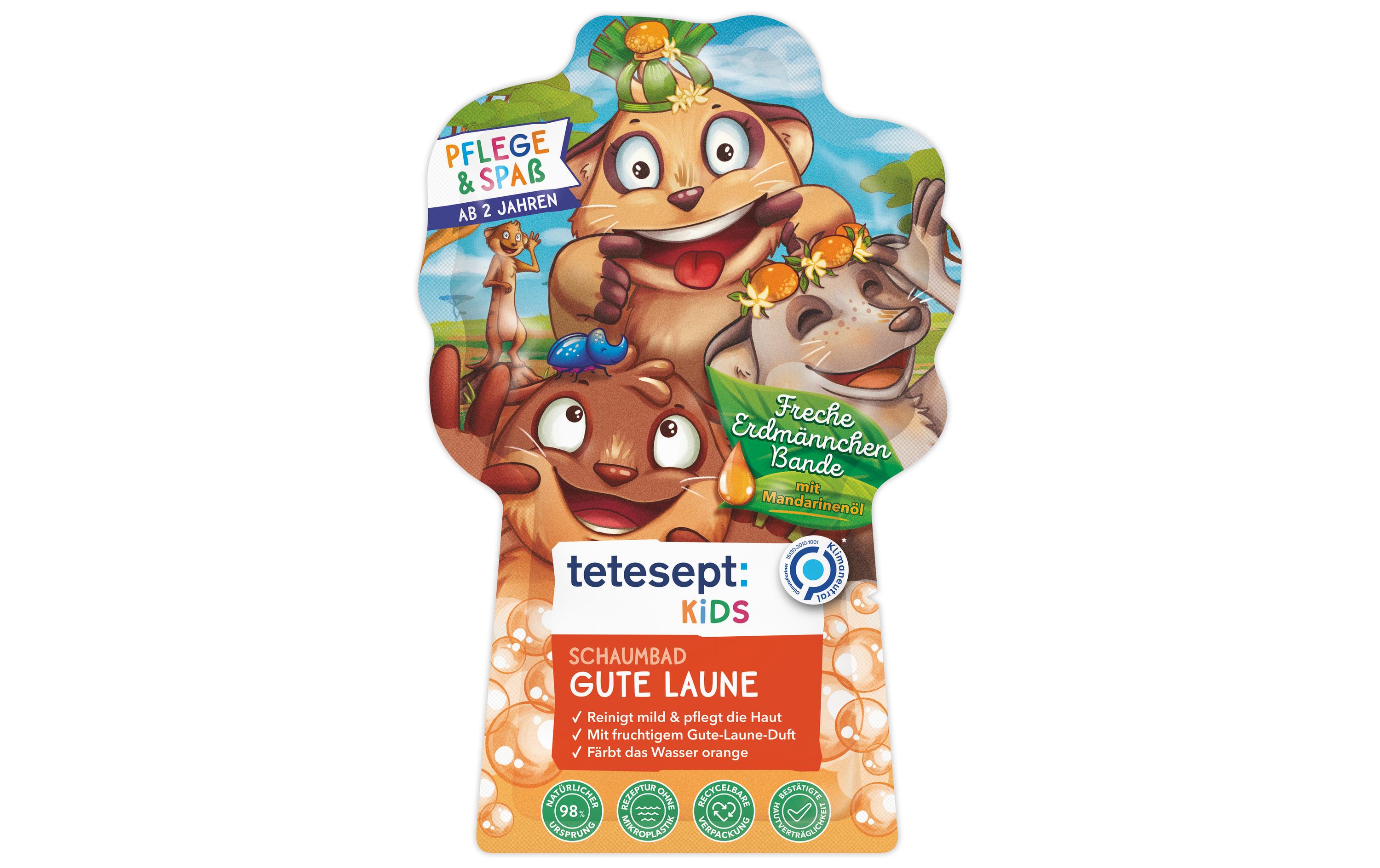 Kinder Schaumbad Gute Laune 40 gBadespass für Kinder pflegend und bunt