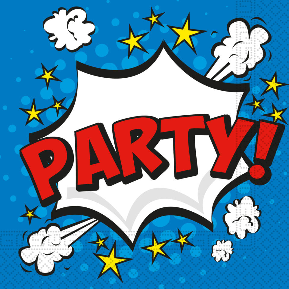 Servetten Party 33cm 20st