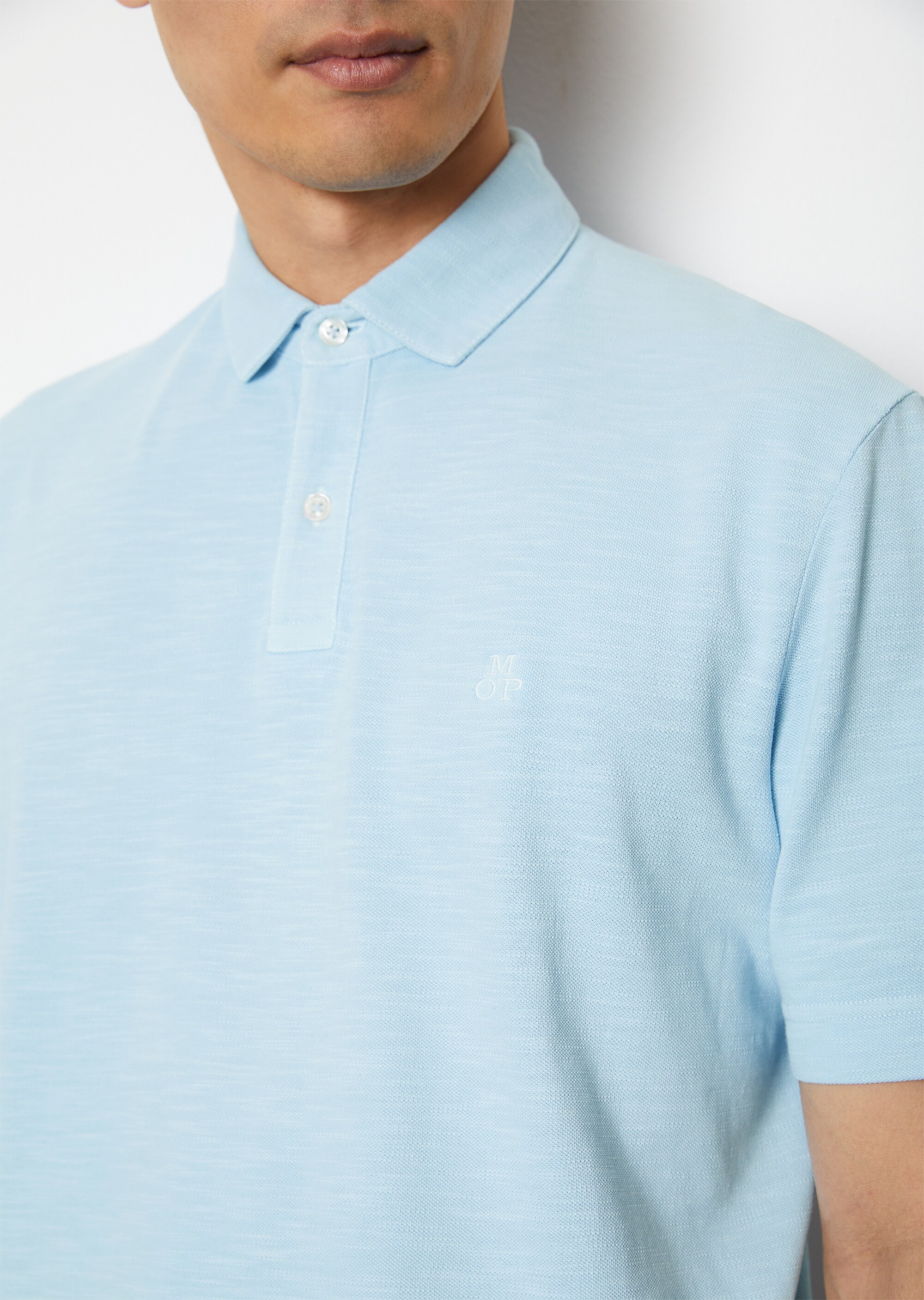 DfC Poloshirt Piqué regular in Piqué-Slub-Qualität
