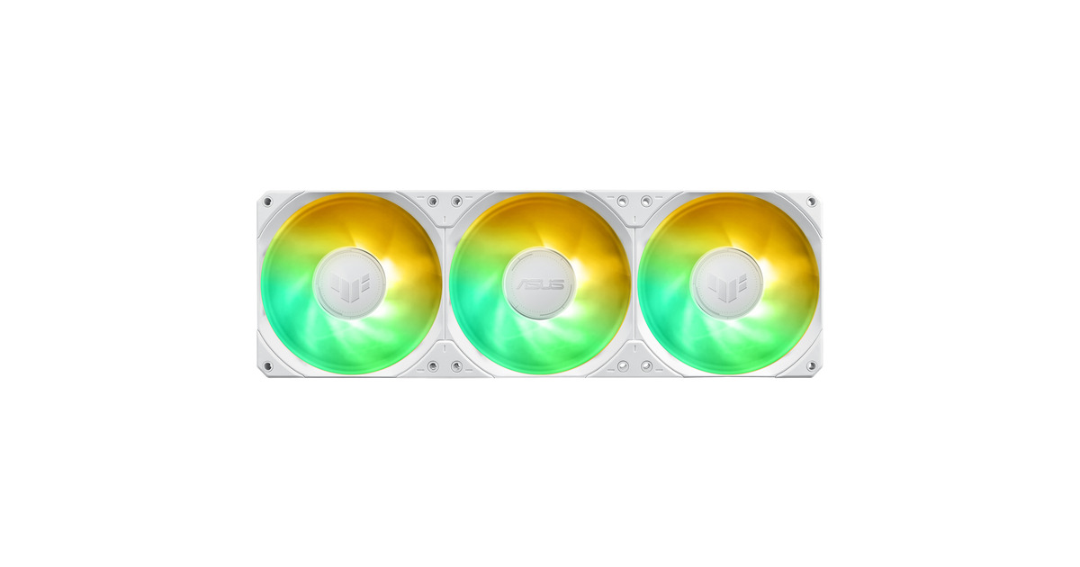 ASUSTUF Gaming LC III 360 ARGB LCD White Edition waterkoeling  (Wit)