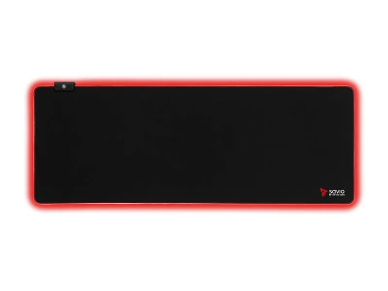 SAVIO GAMING Turbo Dynamic - Musemåtte - LED Edition - størrelse XL