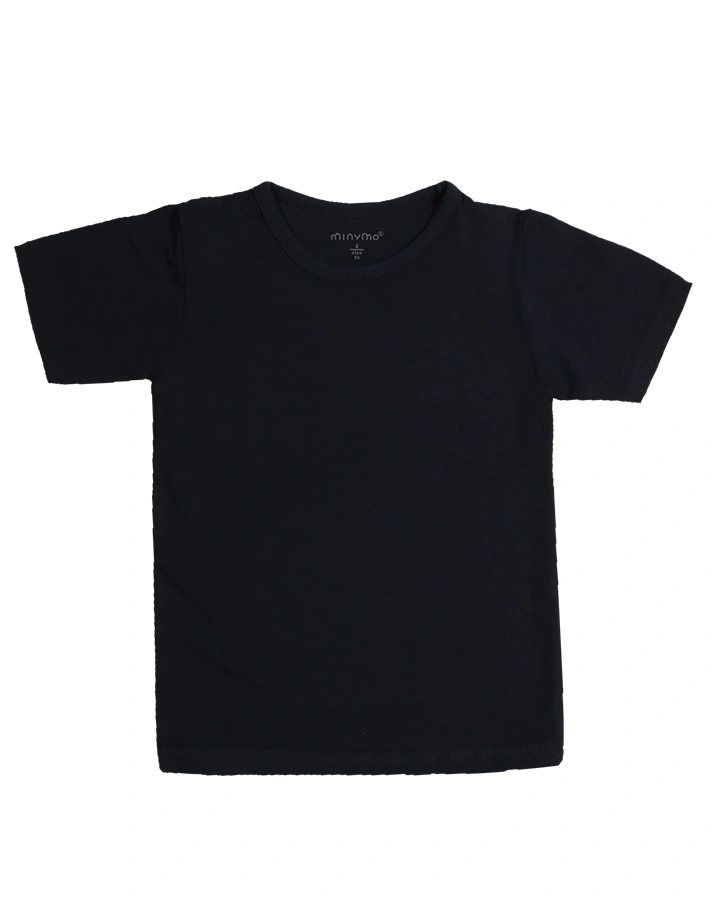 T-Shirt BASIC KNIT 2er-Pack in marine/grau melange