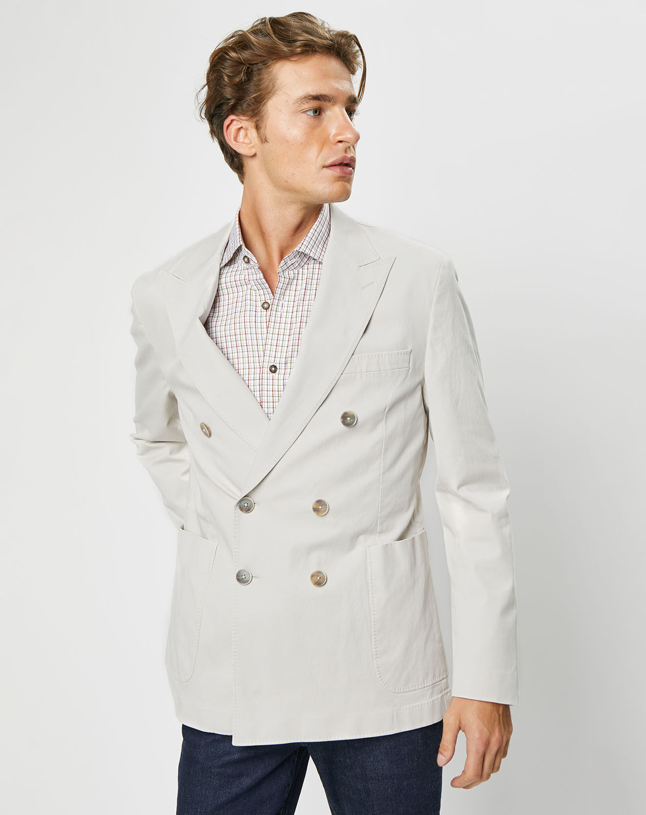Hackett London Veste Croisée beige