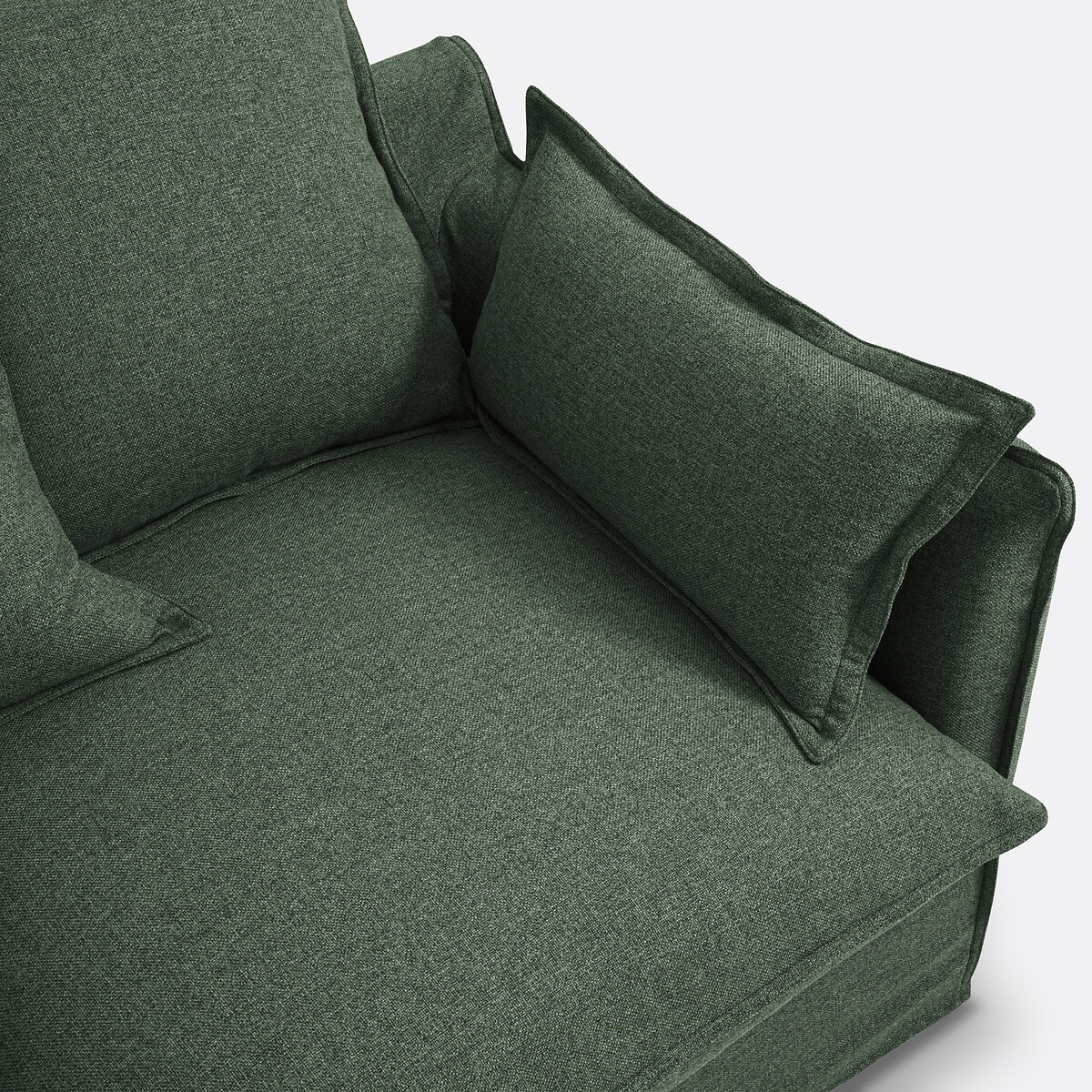 LA REDOUTE INTERIORS<br>Banqueta H14 cm, poliéster, Odna