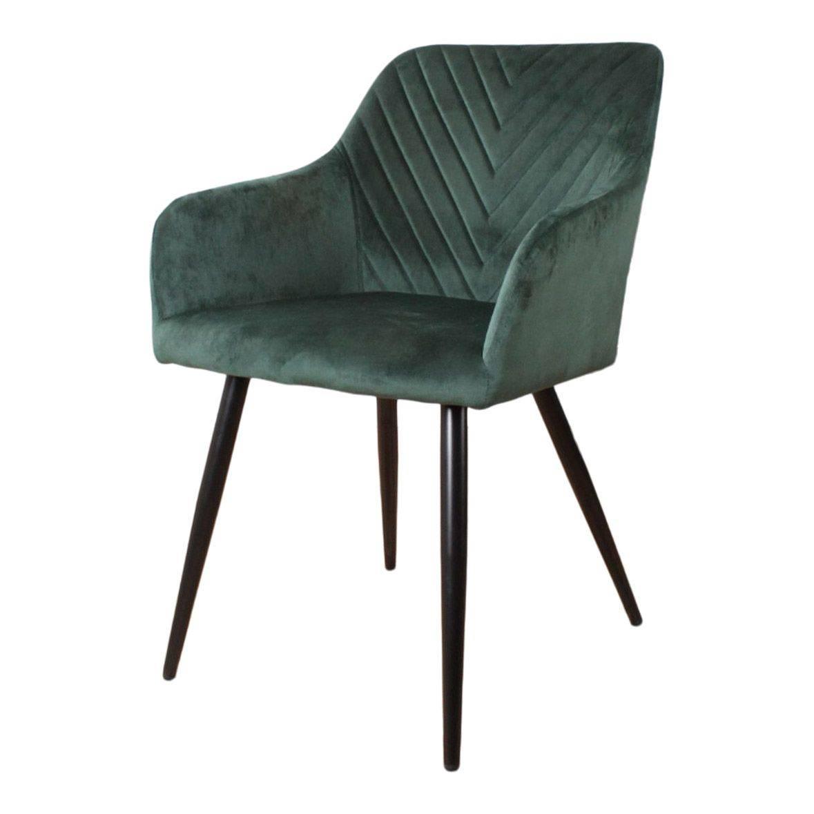 DS4U - Gaby armstoel velvet groen
