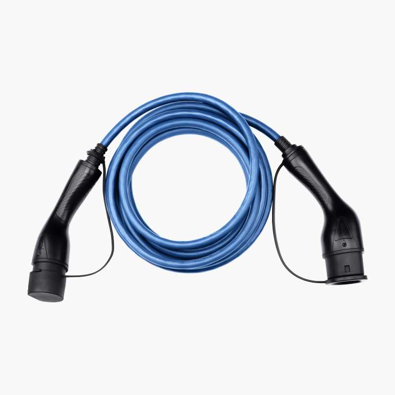 Ladekabel Type 2 1-fase, 32 A, 8 m