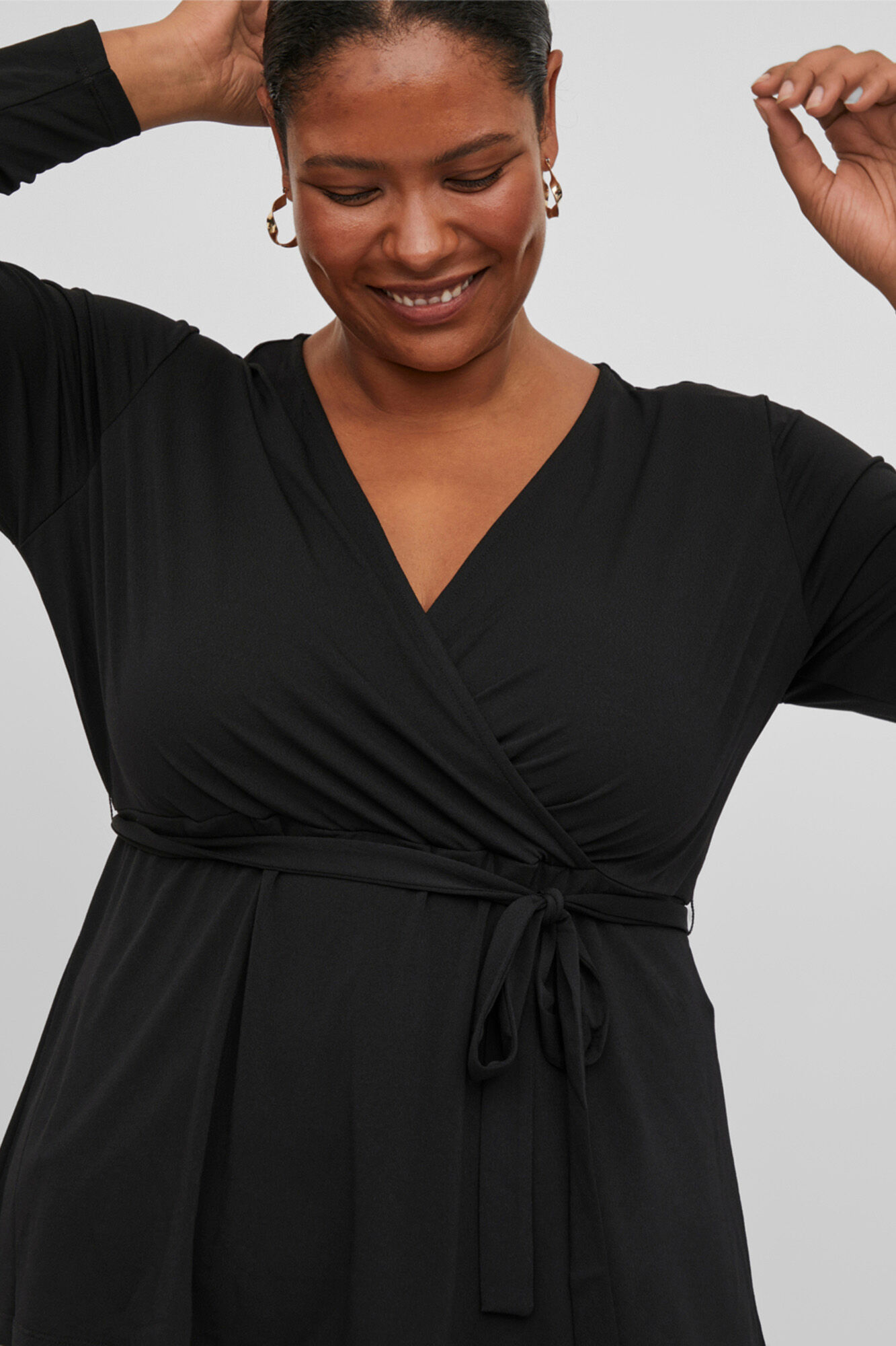 Vestido envelope - Preto
