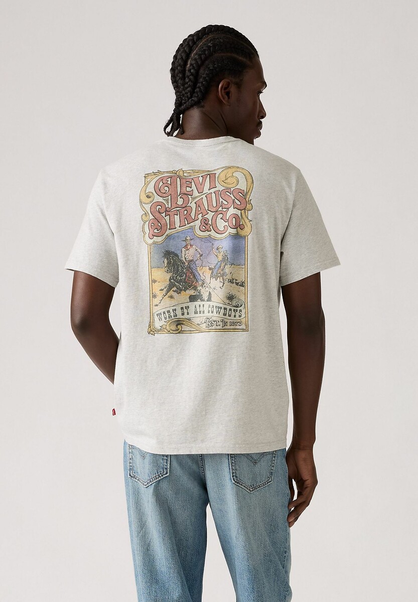 Camiseta Levi's Relaxed com estampa nas costas
